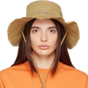 Jacquemus Beige 'Le Bob Artichaut' Beach Hat